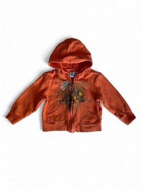 Marvel Wolverine Zip Hoodie Toddler Boys 3T Orange Old Navy